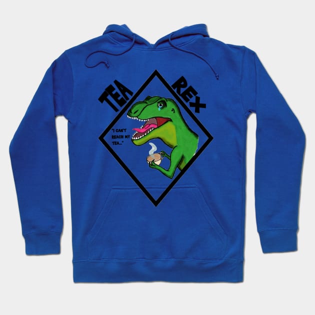 Tea-Rex Hoodie by Adriane Tempest